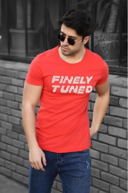 Kırmızı Erkek T-Shırt
