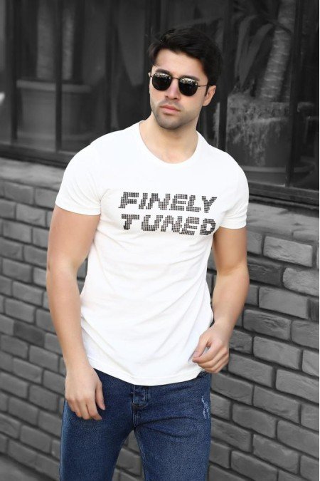 Beyaz Erkek T-Shırt