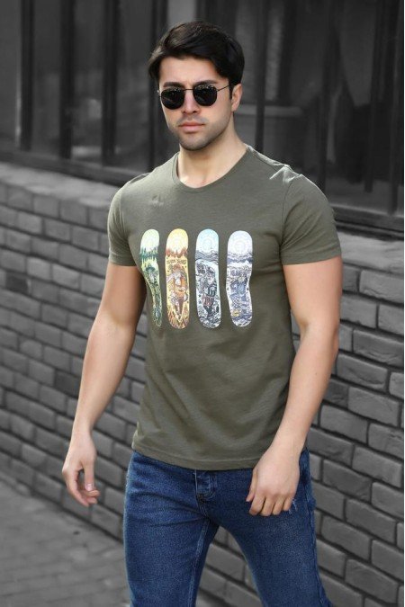 Yeşil Erkek T-Shırt