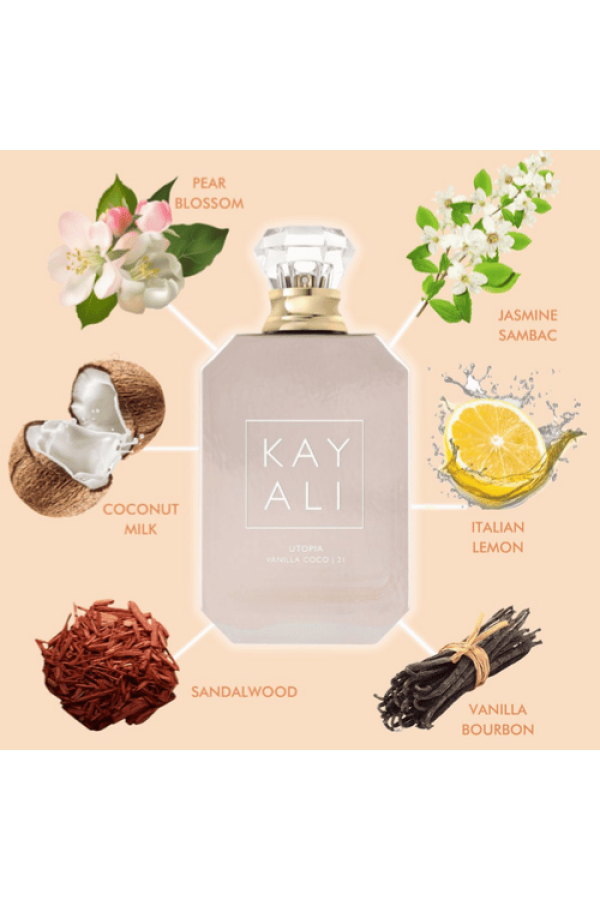 Kayali Utopia Vanilla Coco 21 Edp Intense 100 ml Unisex Tester Parfüm Kayali Utopia Vanilla Coco 21 Edp Intense 100 ml Unisex Tester Parfüm